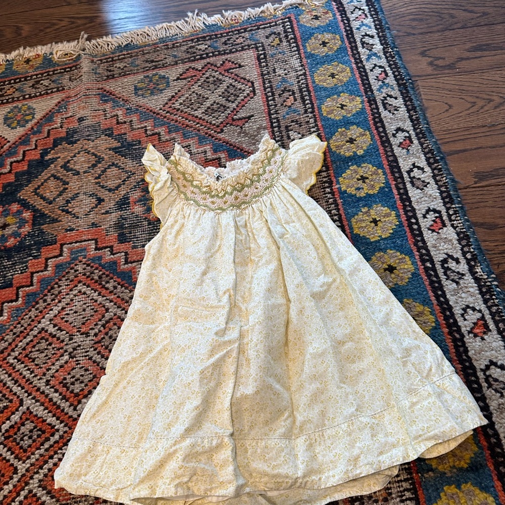 Baybala smocked floral girls toddler dress, 2T